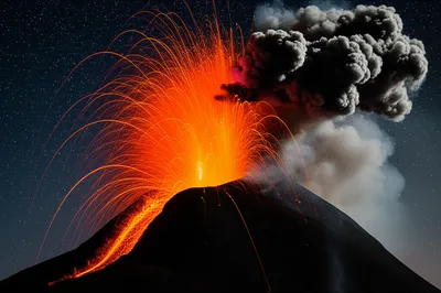 Illustration erupting - Image 1