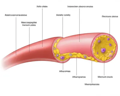 Illustration atherogenesis