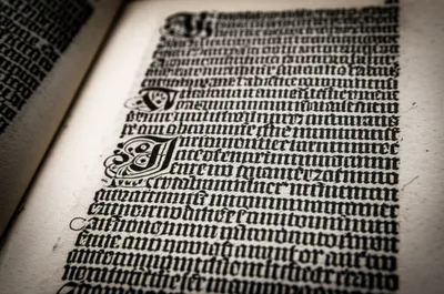 Illustration blackletter