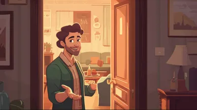 Illustration entreating - Image 1