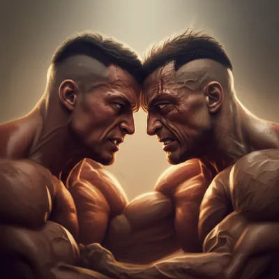 Illustration wrestled - Image 1