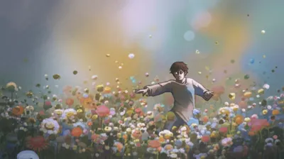 Illustration monk - Image 1