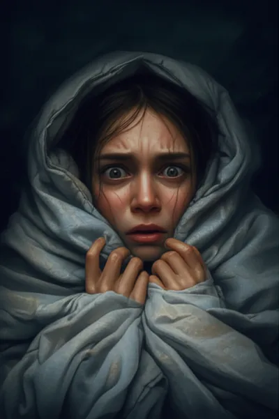 Illustration shuddering