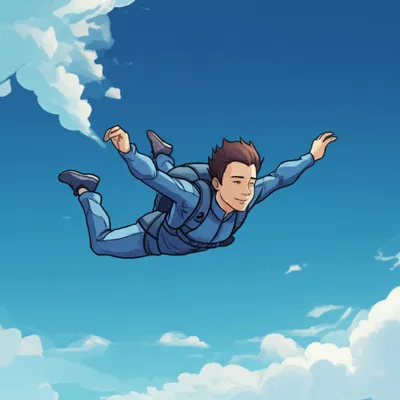 Illustration freefall