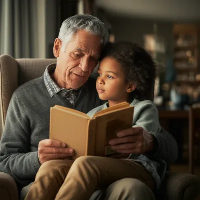 Illustration grandpa