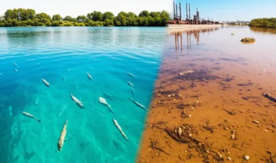 Illustration polluting