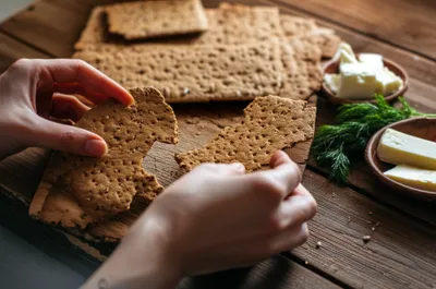 Illustration crispbread