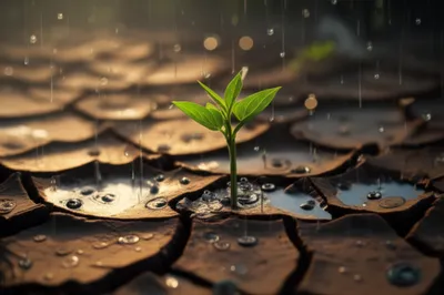 Illustration moistening