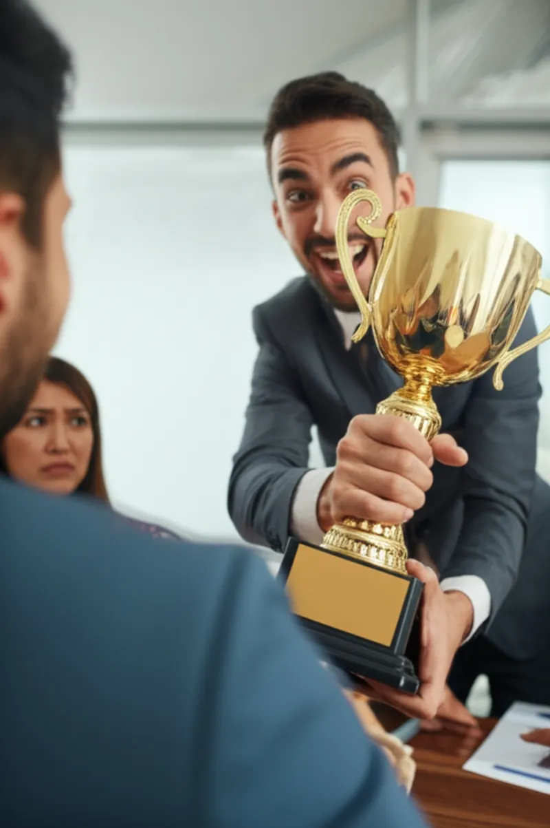 Illustration visuelle du mot « flattering » - Flatter, complimenter