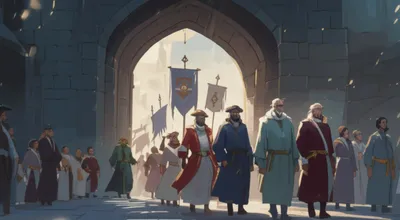 Illustration procession - Image 1