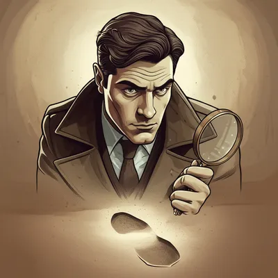 Illustration investigating - Image 1