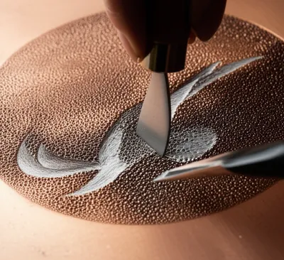 Illustration mezzotinting