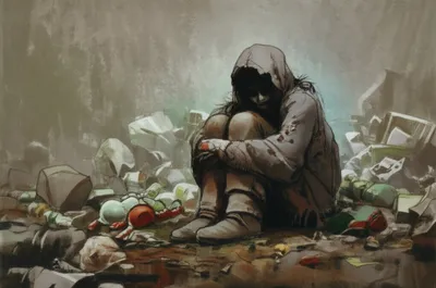 Illustration wretched - Image 1