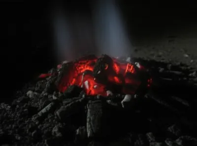 Illustration smoldering