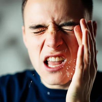 Illustration sneezed