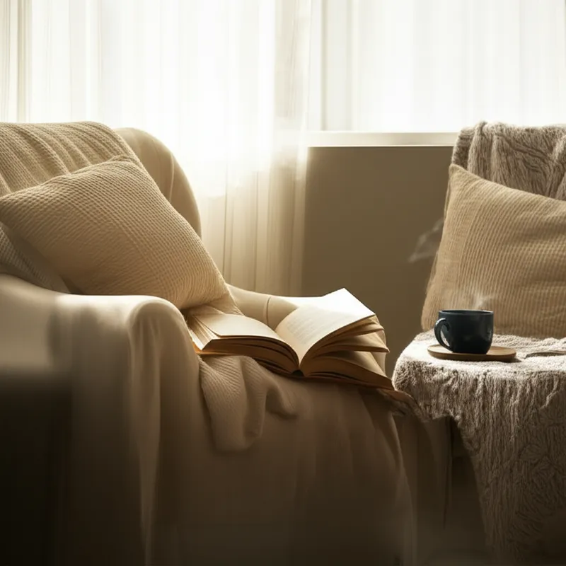 توضيح مرئي للكلمة "comfort" - راحة، عزاء