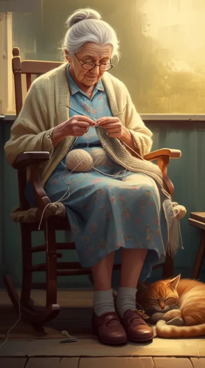 Illustration granny - Image 1