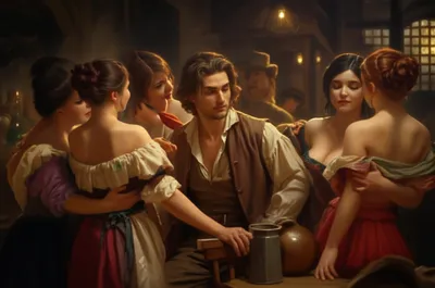 Illustration wench - Image 1