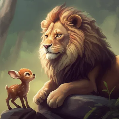 Illustration fawn - Image 1