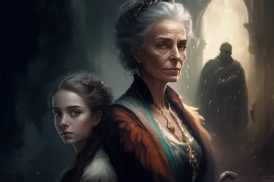 Illustration griffins - Image 1