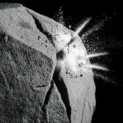 Illustration pulverized