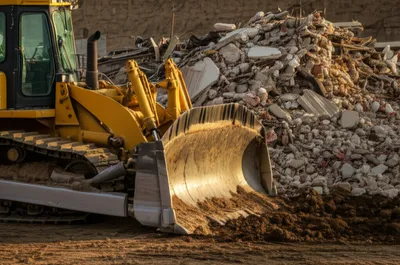 Illustration bulldozes - Image 1