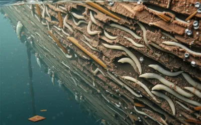 Illustration shipworm