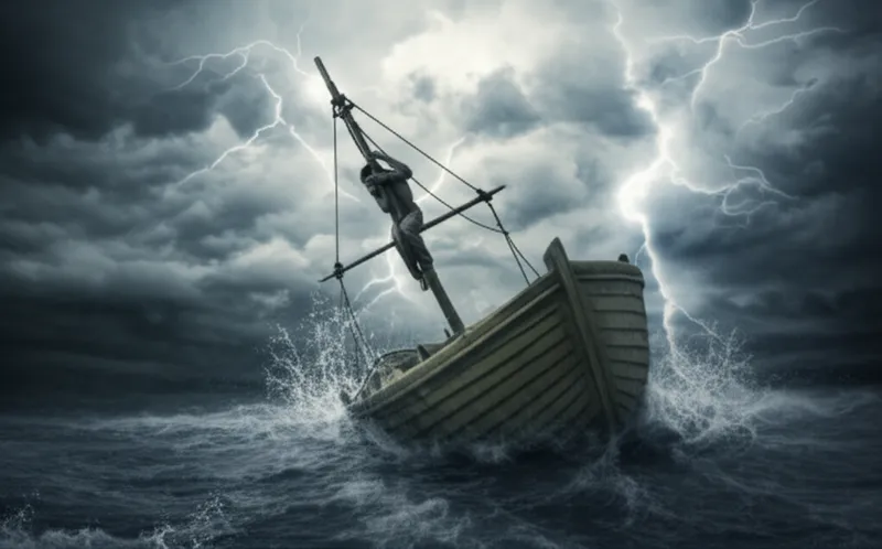 Visual illustration of wo: Calamity, trouble. - Image 1