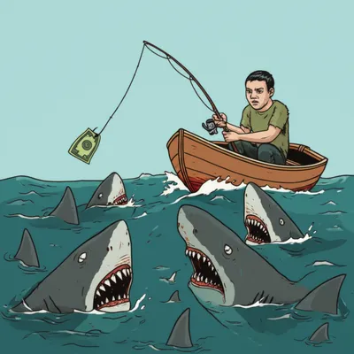 Illustration sharking - Image 1