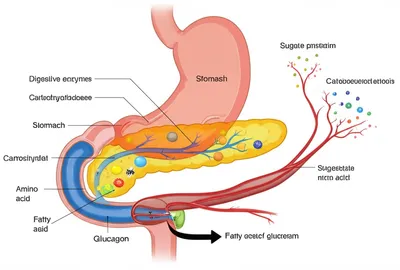 Illustration pancreas