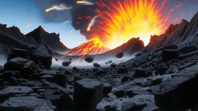 Illustration pyroclastic - Image 1