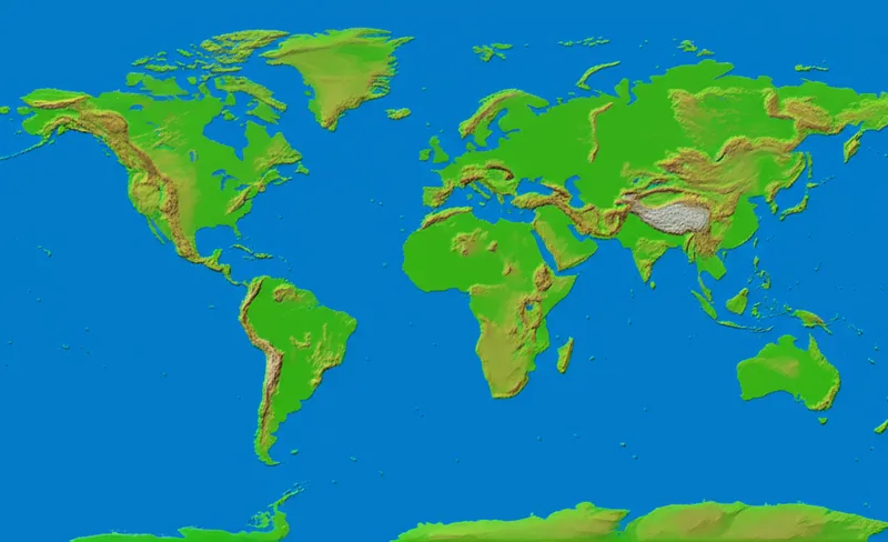 "{mainland}" 단어의 시각적 그림 - 본토, 대륙
