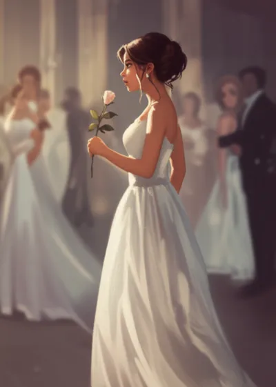 Illustration rosebud - Image 1