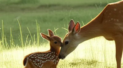 Illustration fawning - Image 1