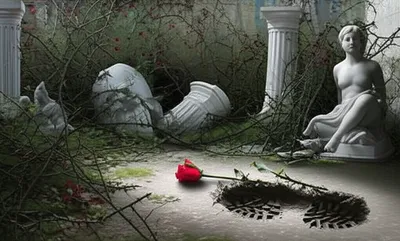 Illustration desecrating - Image 1