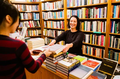 Illustration bookseller