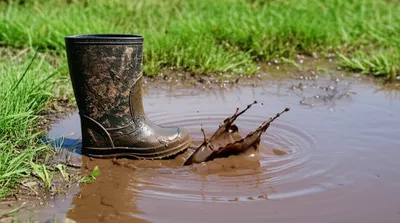 Illustration puddles - Image 1