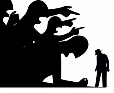 Illustration jeering