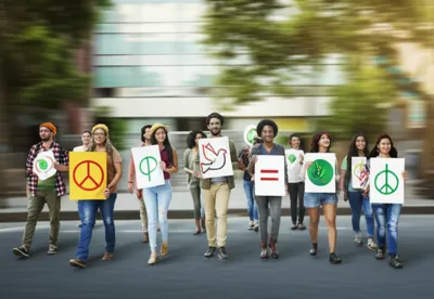 Illustration marchers - Image 1