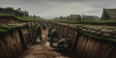 Illustration entrench - Image 1