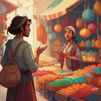 Illustration haggling - Image 1