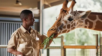 Illustration zookeepers