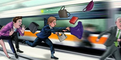 Illustration hurrying - Image 1