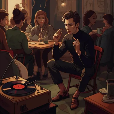 Illustration hippie - Image 1