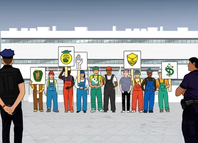 Illustration picket - Image 1