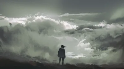 Illustration clouded - Image 1