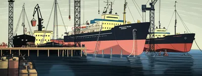 Illustration dockyards