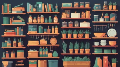 Illustration shelving - Image 1