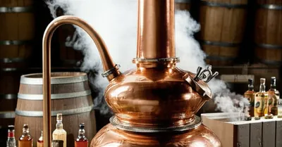 Illustration distillery