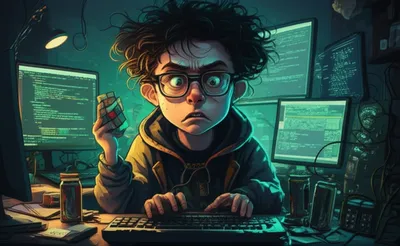 Illustration geeking - Image 1